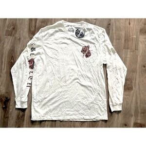 Sullen Art Collective Octavio Leon Long Sleeve Tee Rose Dagger Graphic Shirt 3XL